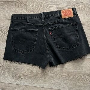 Levi’s Black Denim Women's Shorts
